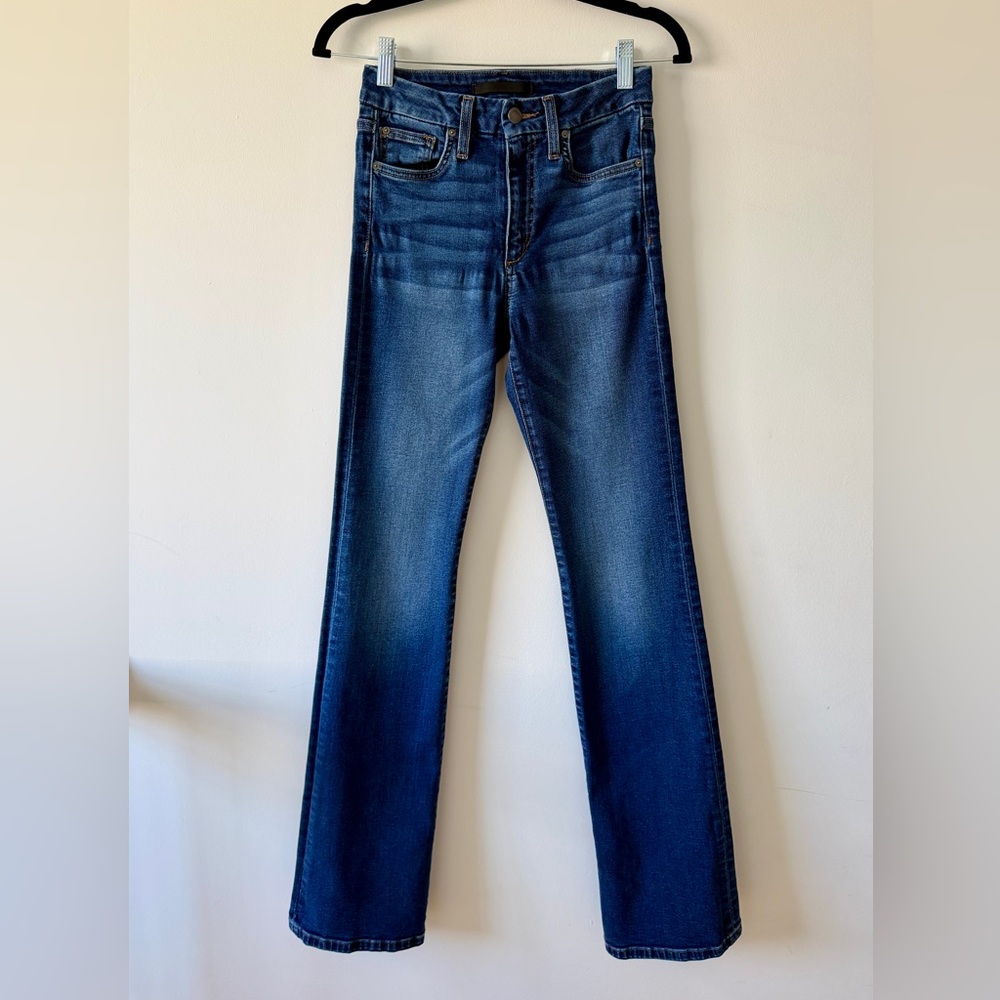 Joe’s Jeans Flawless Hi Rise Honey Bootcut Jeans Size 25 Dark Wash Stretch EUC - Picture 4 of 16